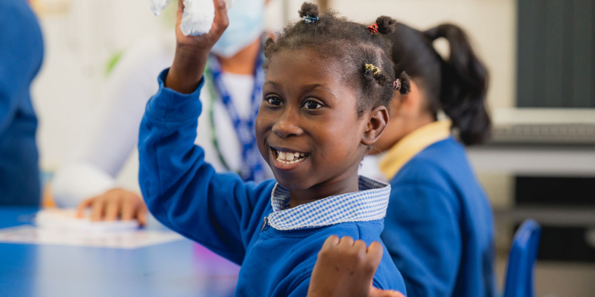 Pupils at Manor School